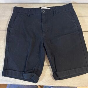 Men's Black Topman Casual Shorts